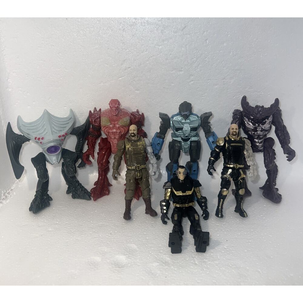 Final Faction Action Figure Lot Of 7 Kharn Brute General Diablo